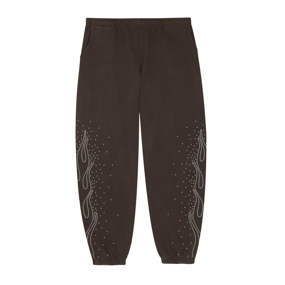 Brown Gemstones Pants