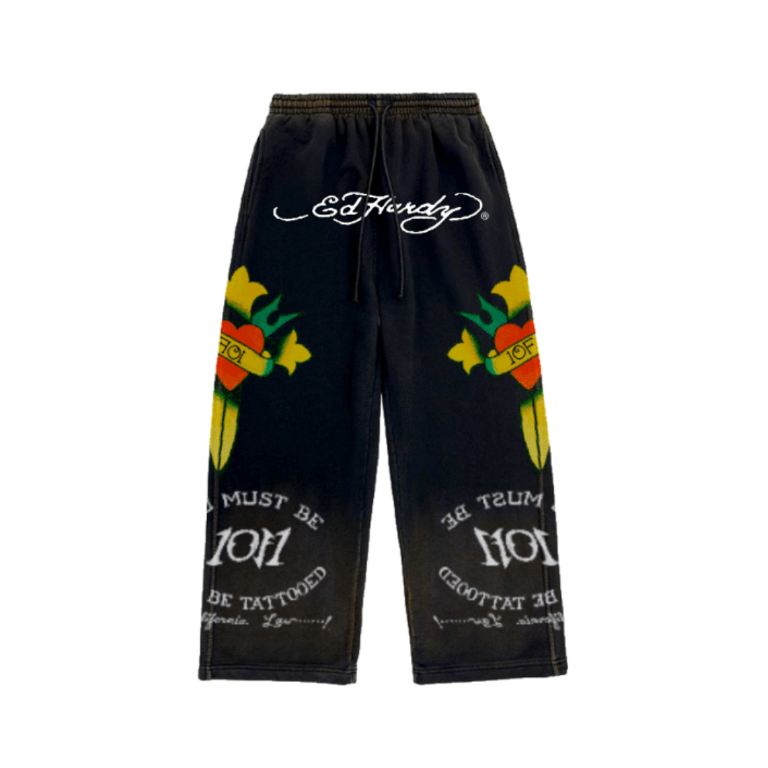 1of1 Ed Hardy "Love Is A Gamble" Sweatpants