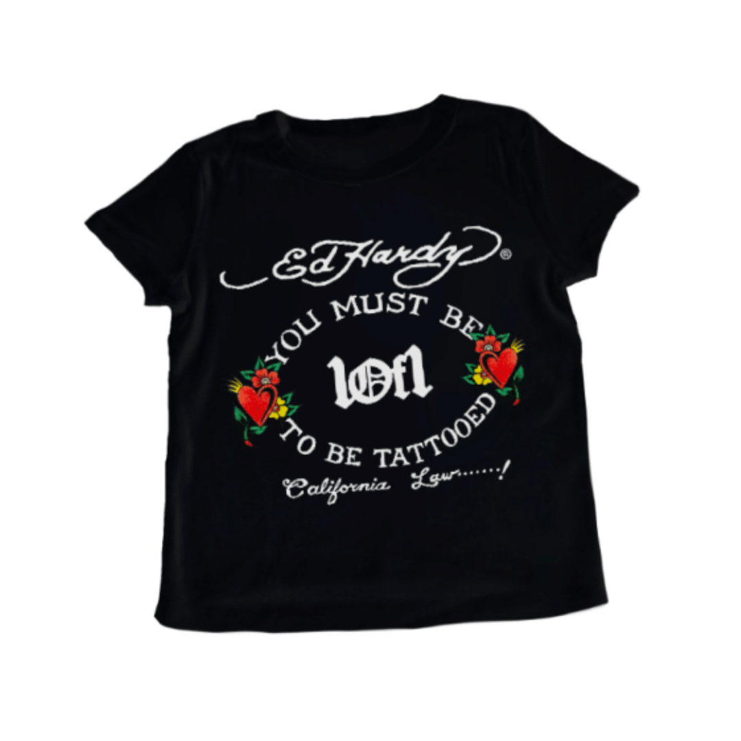 1of1 Ed Hardy "N1RVANA" Black Tee