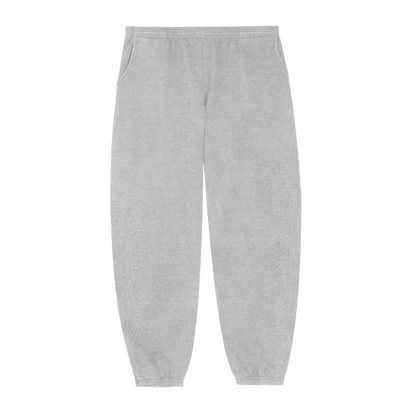 Grey Gemstones Pants