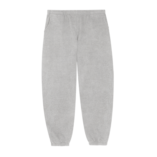 Grey Gemstones Pants