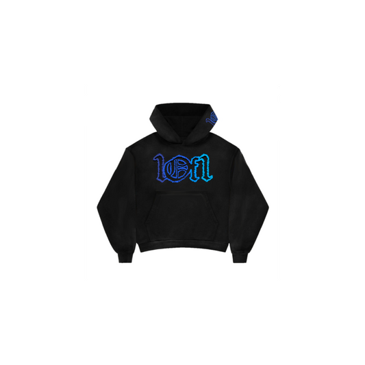 Black Hoodie "Atlantic Ocean"