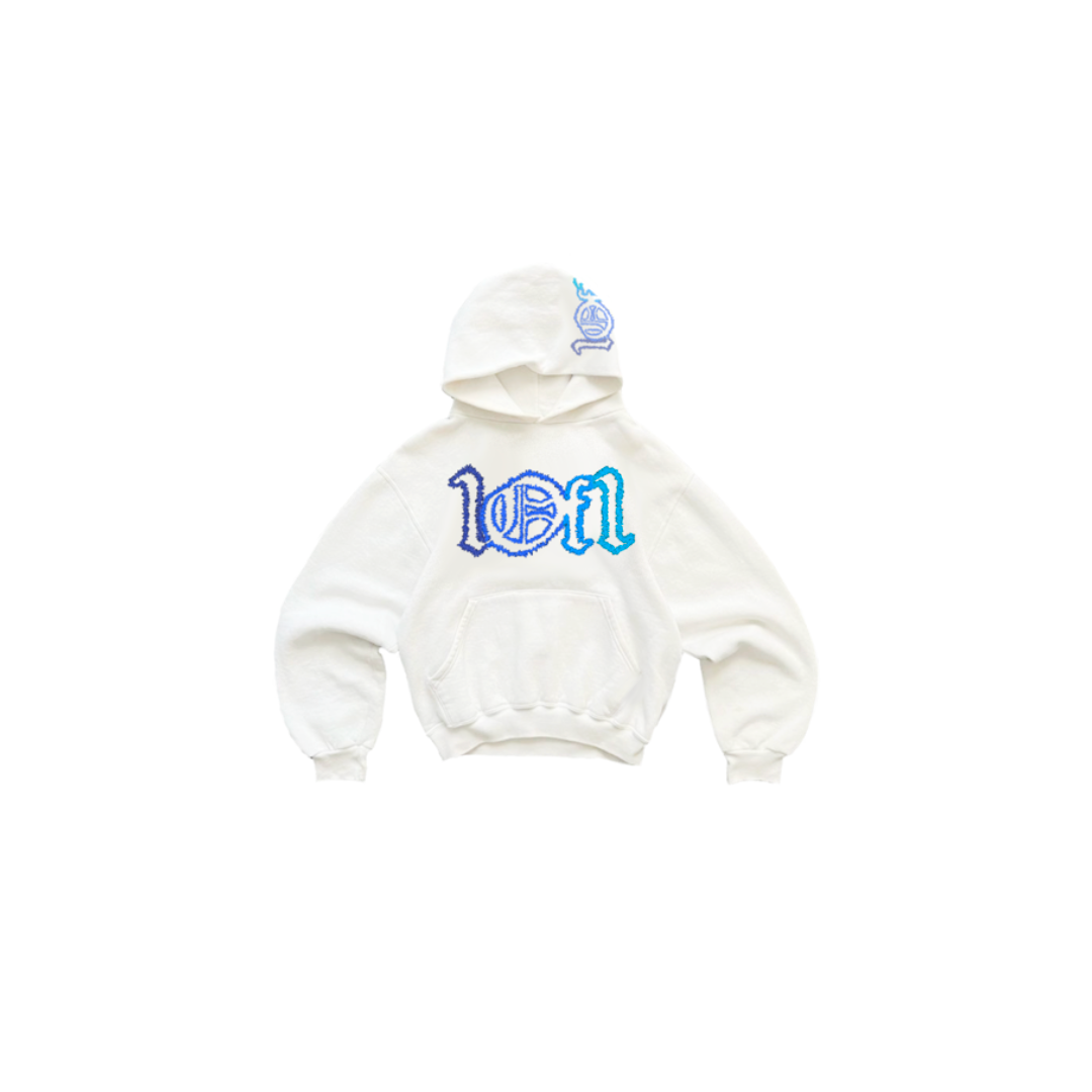 White Hoodie "Atlantic Ocean"