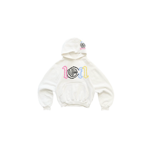 White Hoodie "Street Lights"