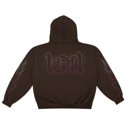 Brown Zurple Diamond Hoodie
