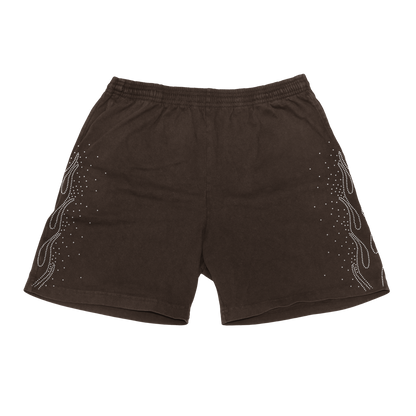 Brown Gemstones Shorts