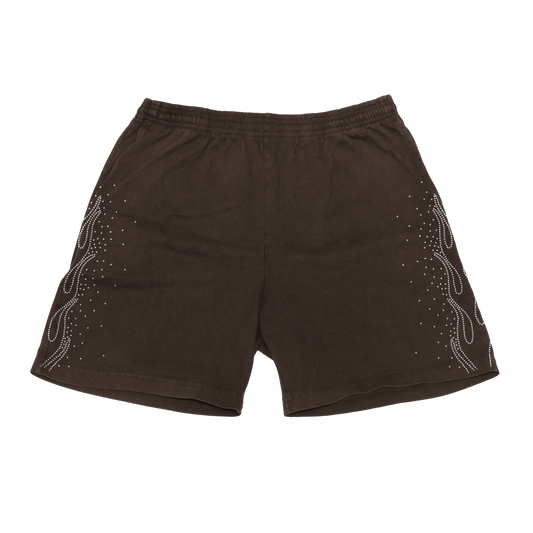 Brown Gemstones Shorts