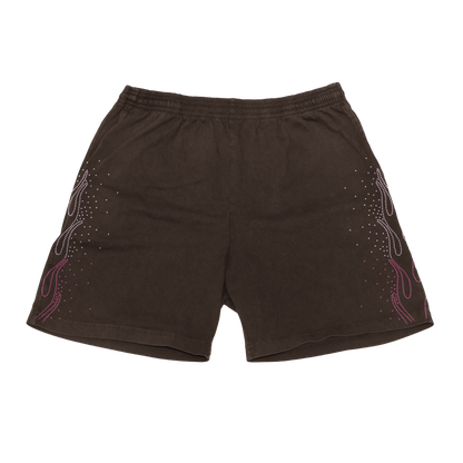 Brown Zurple Diamond Shorts