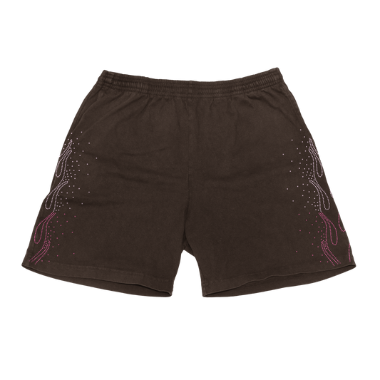Brown Zurple Diamond Shorts