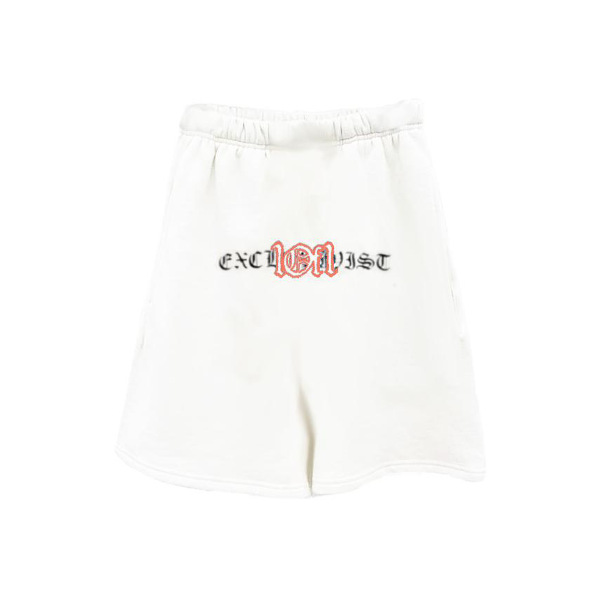 White Shorts "Red Splash"